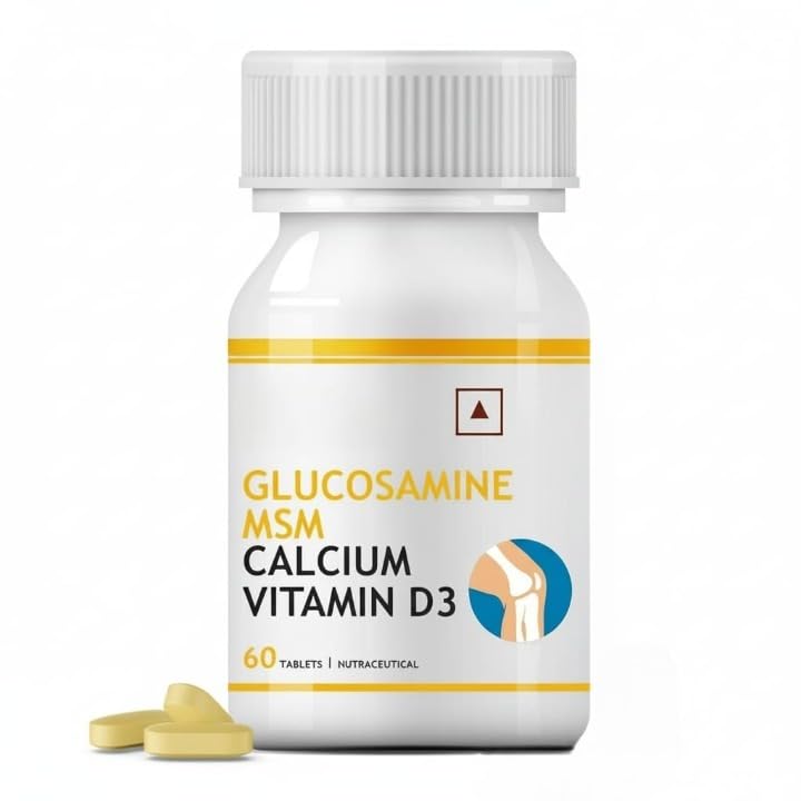 Glucosamine Tablets with MSM Calcium & Vitamin D3 60 Tablets X1564