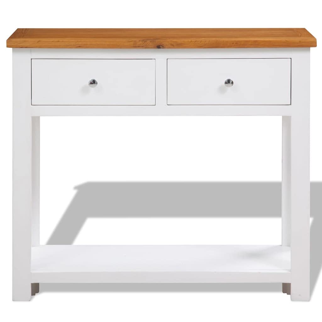 Solid Oak Wood Console Table Z8444