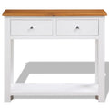Solid Oak Wood Console Table Z8444