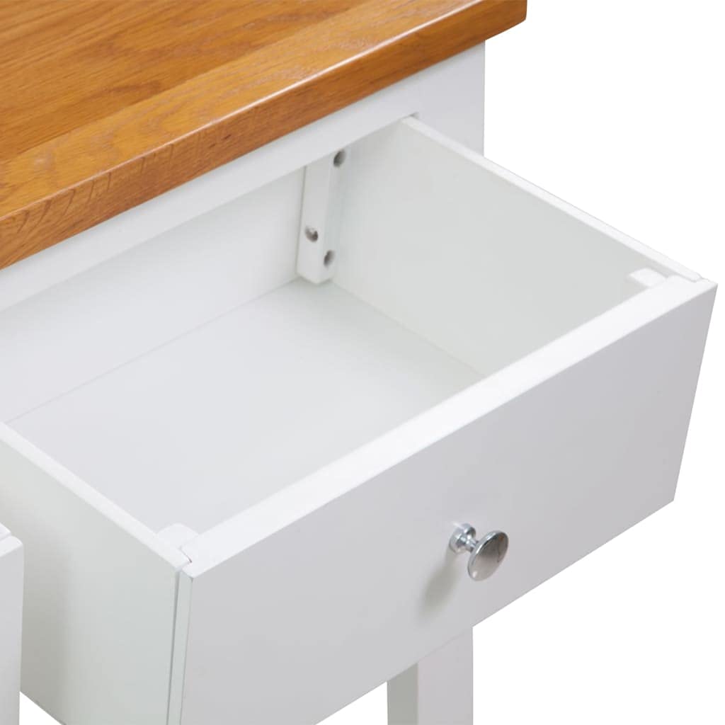 Solid Oak Wood Console Table Z8444