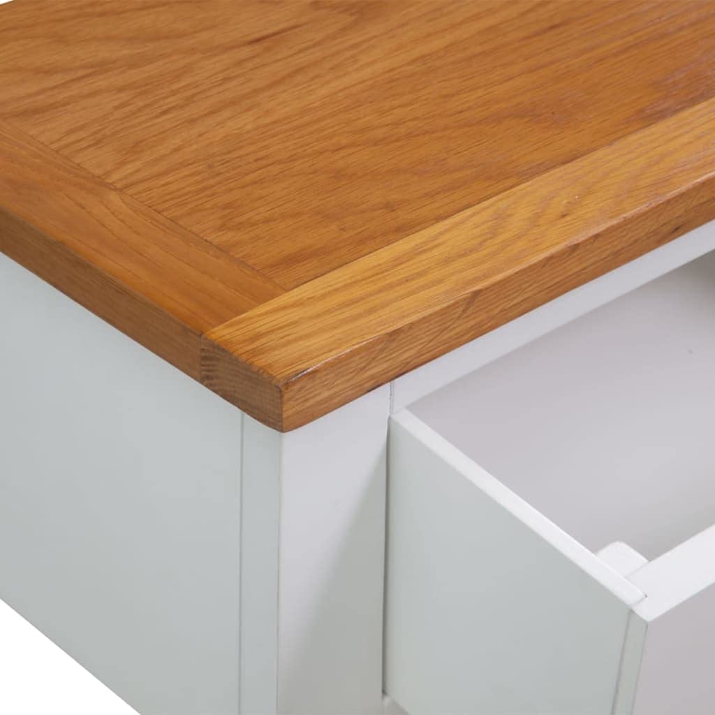 Solid Oak Wood Console Table Z8444