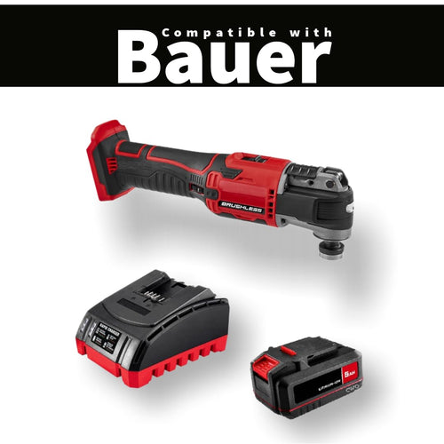 20-Volt Lithium-Ion Cordless Combo Kit with Brushless Oscillating Multi-Tool, 5Ah Battery & Charger V998393