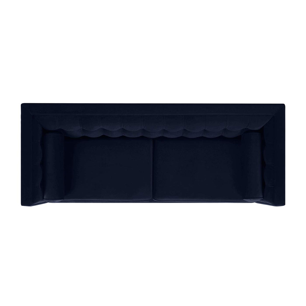 Dark Navy Blue Performance Velvet Tufted Sofa G386