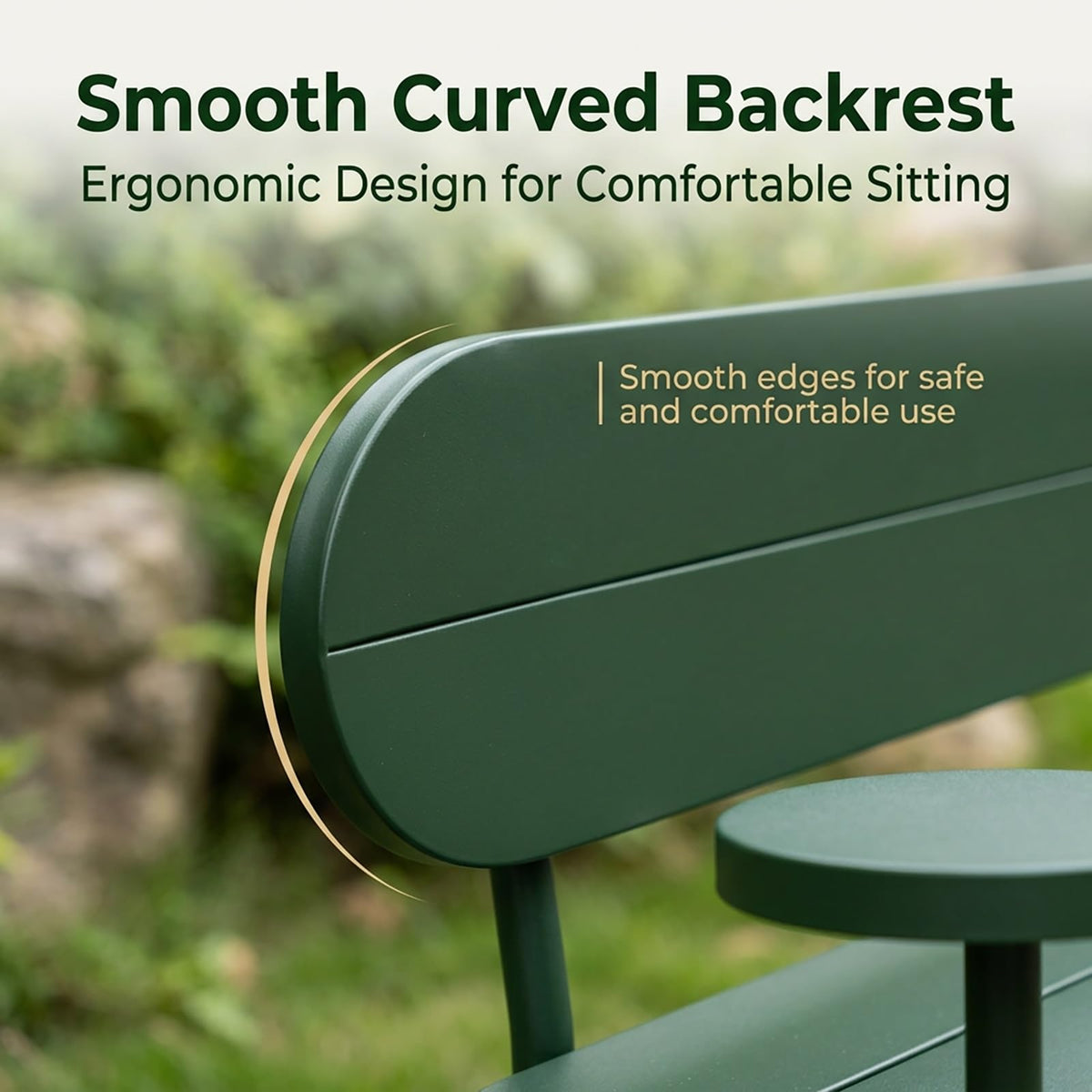 Metal Outdoor Bench O169