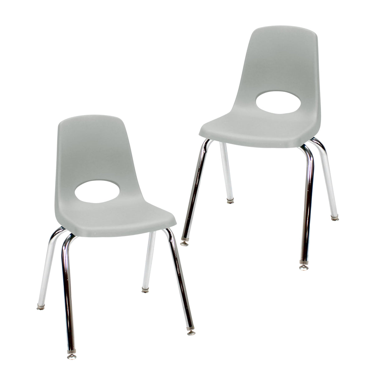 16" Light Gray School Stack Chair 2-Pack Z59909