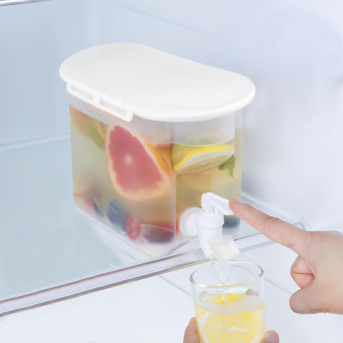 Water Jug with Faucet Large Capacity PP Container B61919