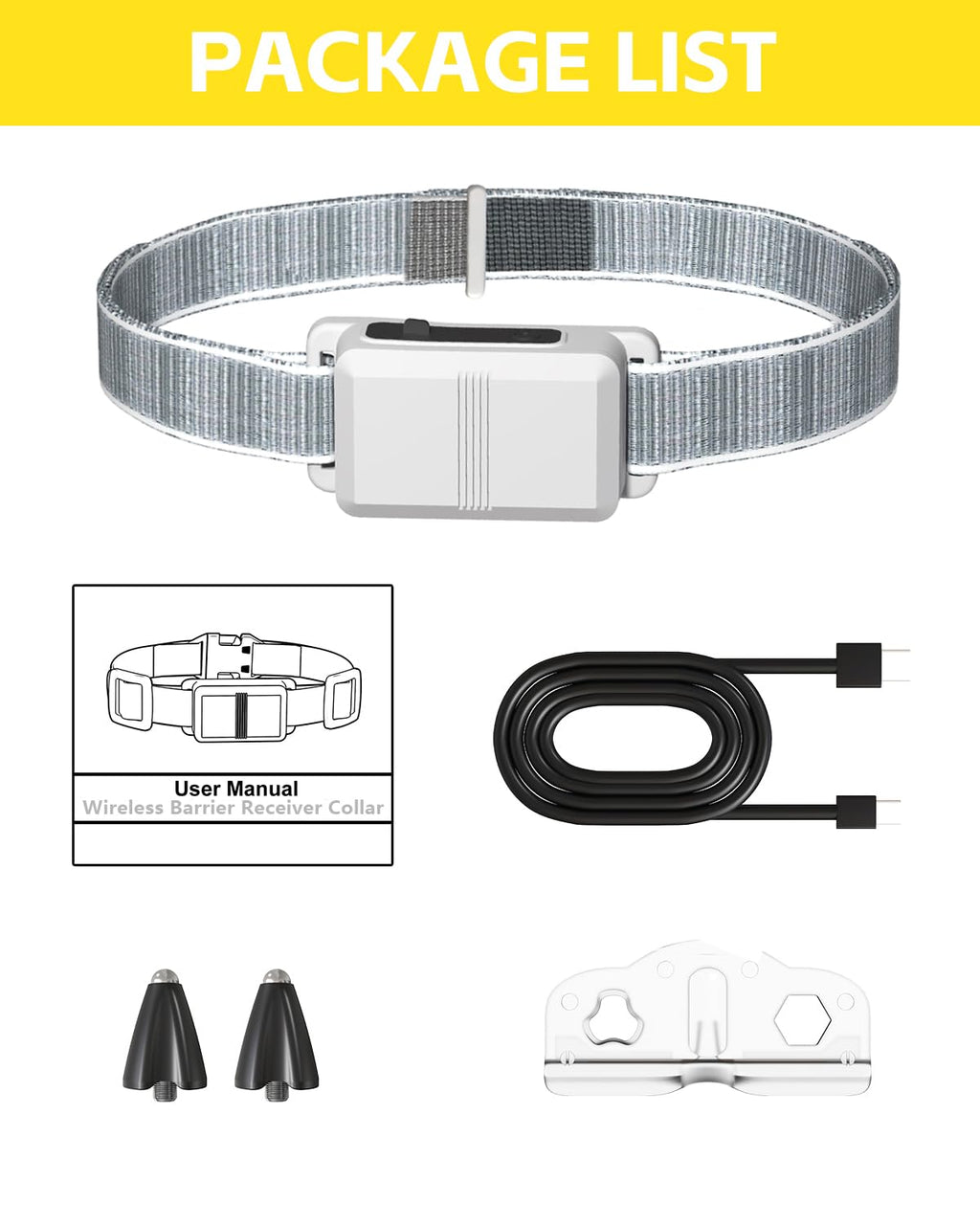 White Receiver Collar G627609
