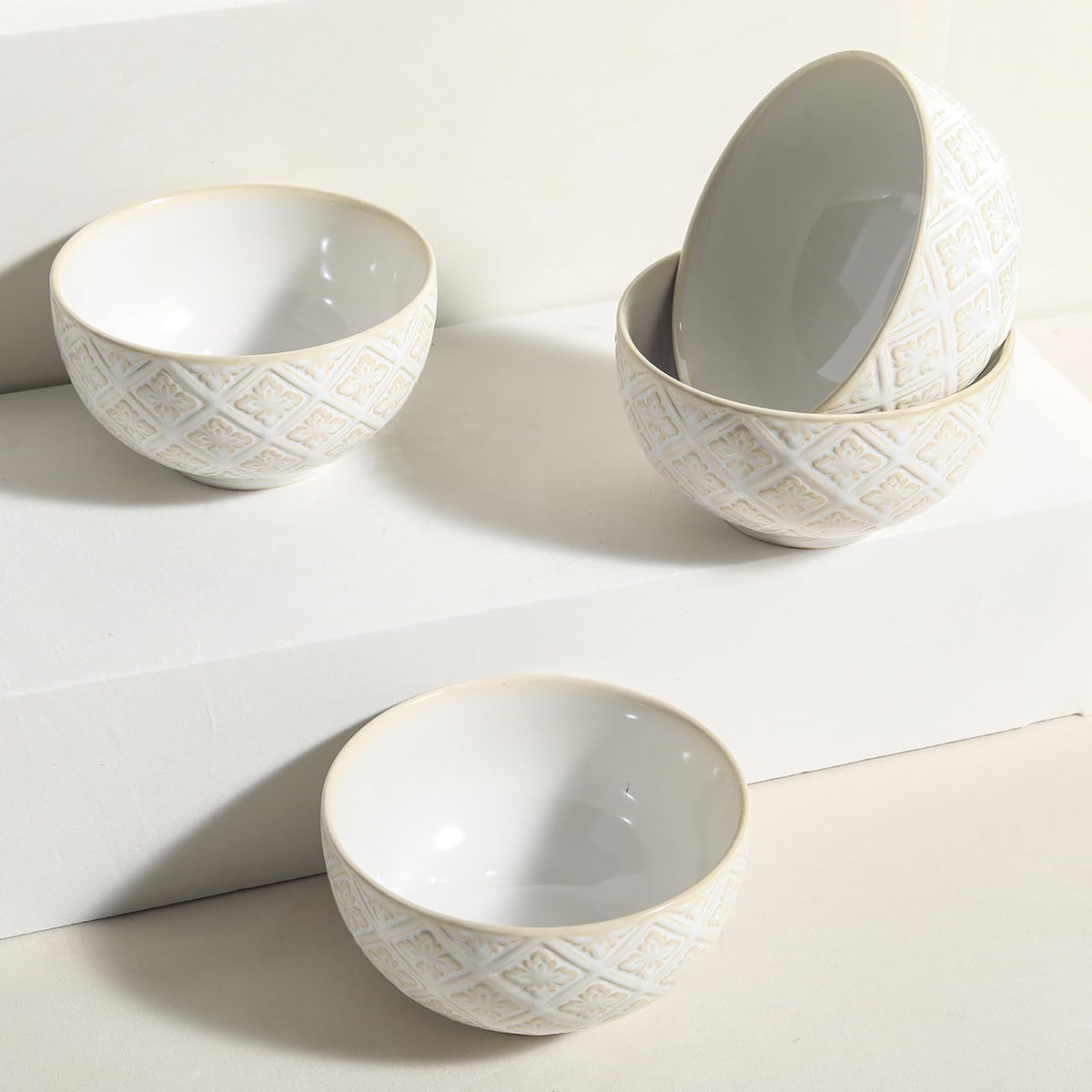 26 Oz Ceramic Soup Bowls Set of 4, 6 inch P4102