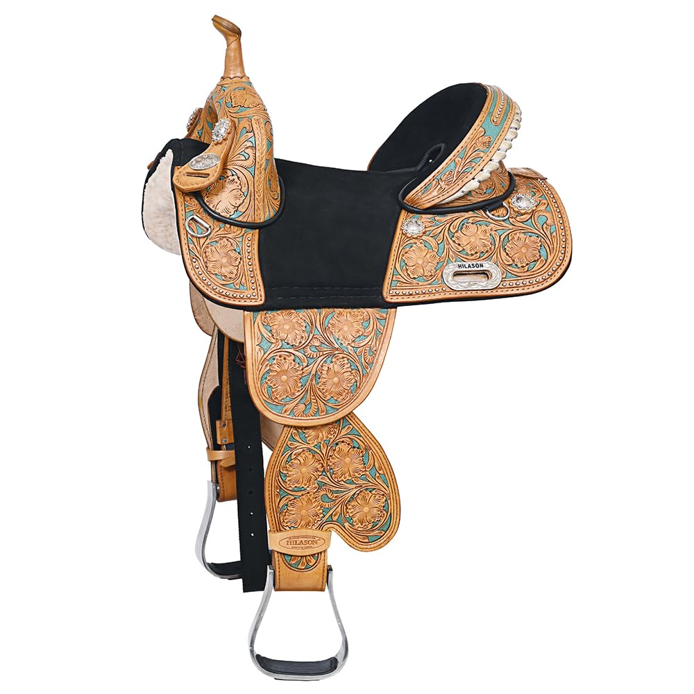 Child Treeless Western Saddle Tan Leather M1114