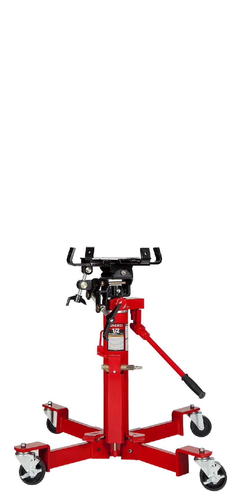 1000-Pound Air and Hydraulic Telescopic Transmission Jack and 1700 Peak Amp 12 Volt Jump Starter S886