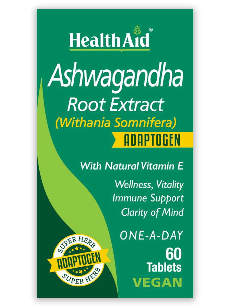 Ashwagandha 350 mg Vegan Standardized Root Extract 60 Tablets W95453