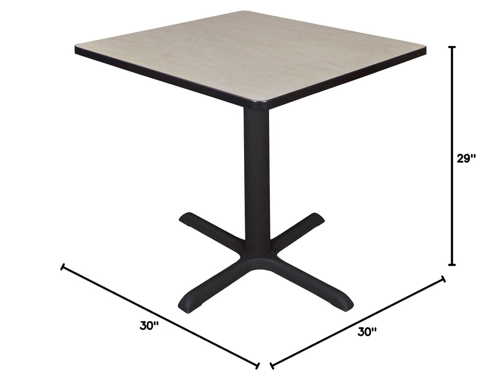 30" Square Breakroom Table Maple A414