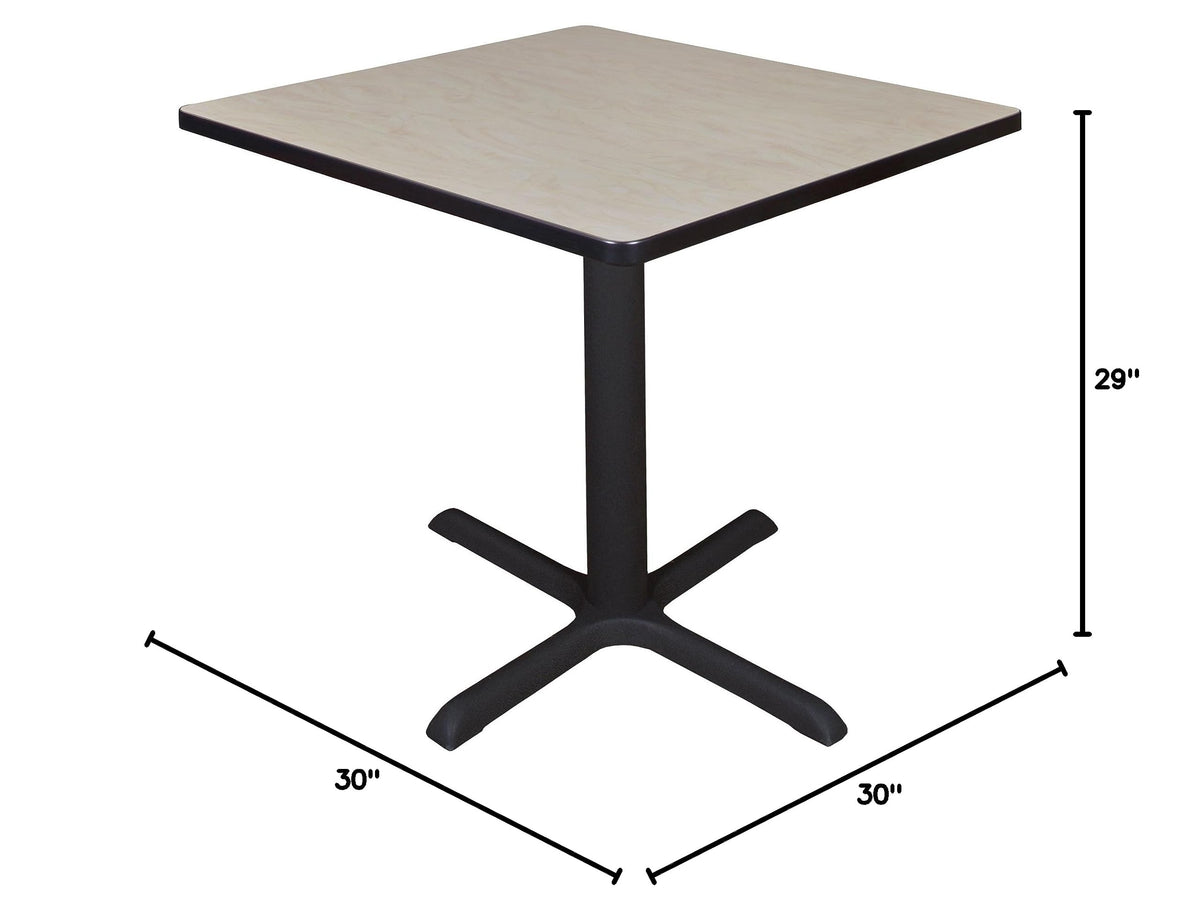 30" Square Breakroom Table Maple A414