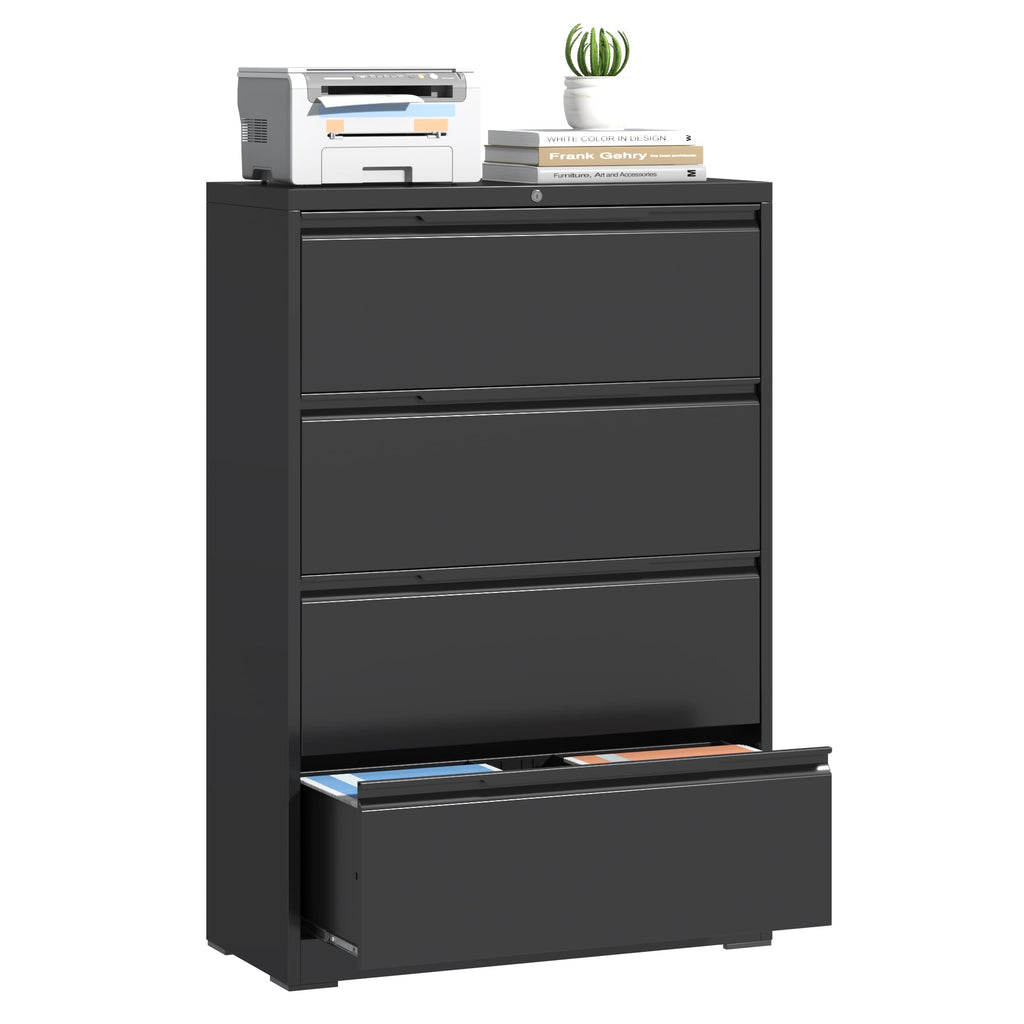 4 Drawer Metal File Cabinet with Lock T83119