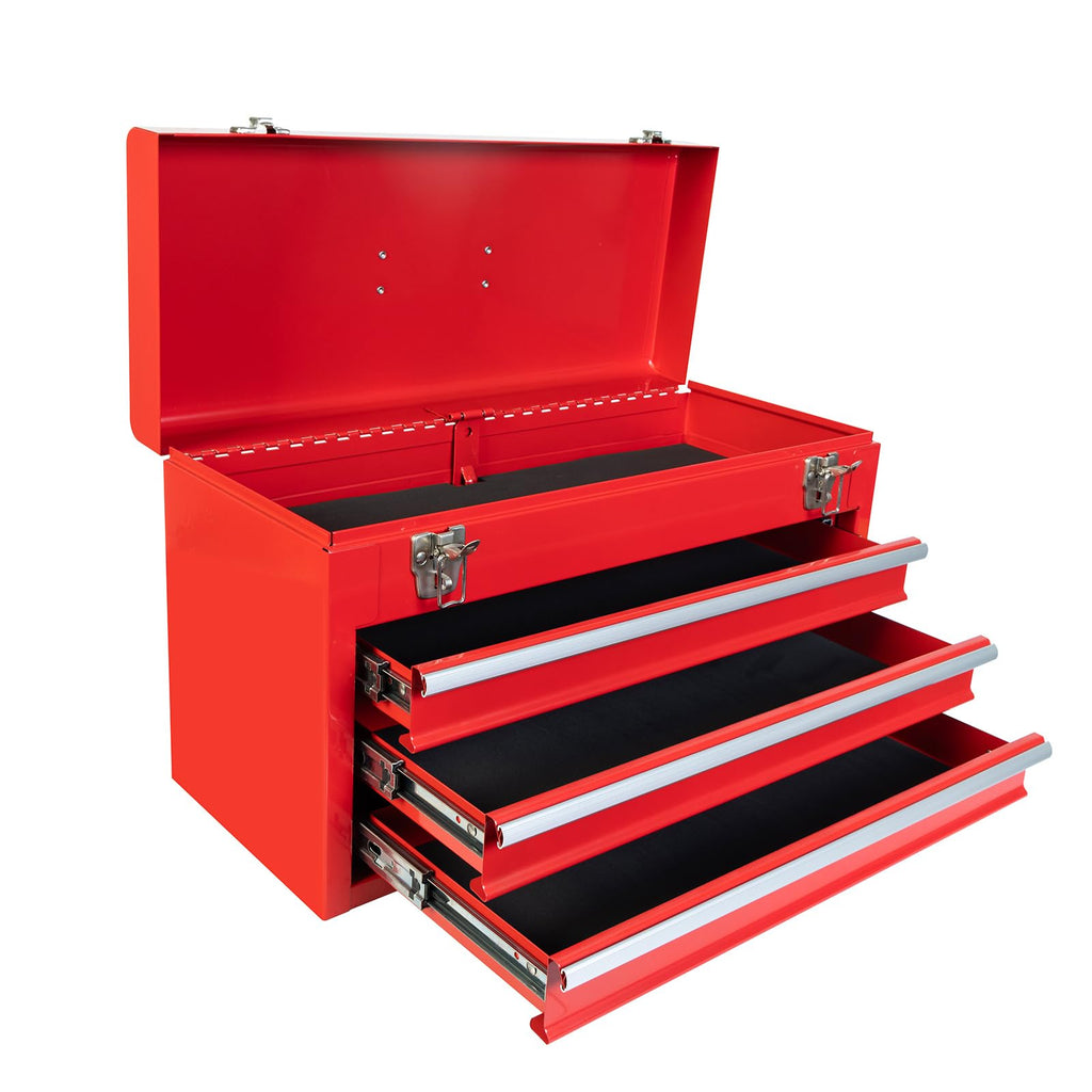 20.5-Inch Metal Tool Box with 3 Drawers G54392
