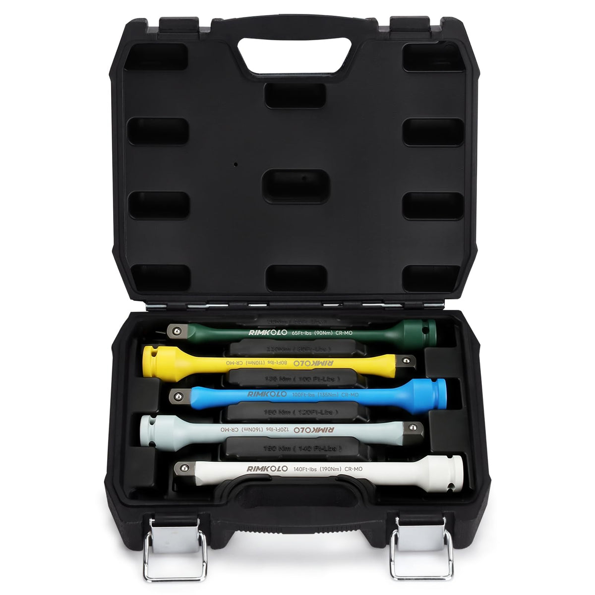 1/2" Drive 5-Piece Impact Torque Limiting Extension Bar Set T67817