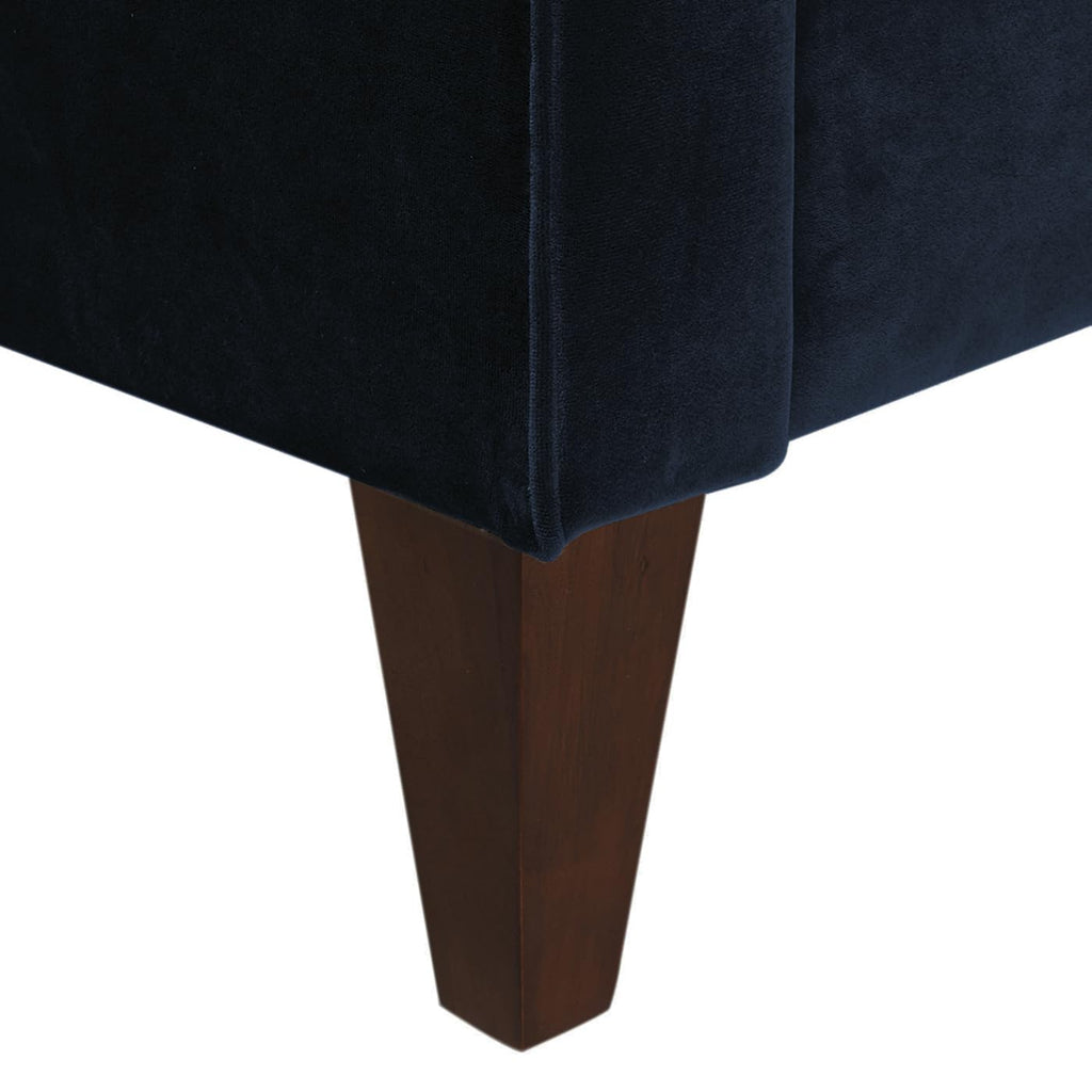 Dark Navy Blue Performance Velvet Tufted Sofa G386