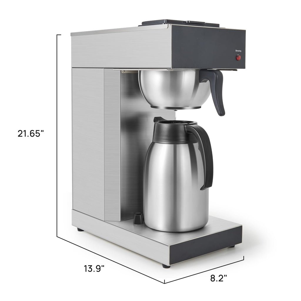 12-Cup Commercial Coffee Maker with Thermal Carafe R9161