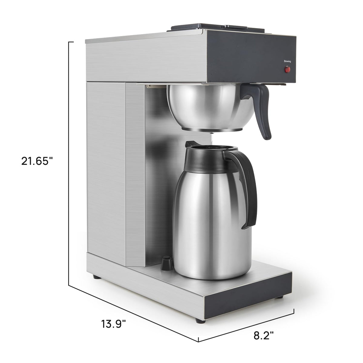 12-Cup Commercial Coffee Maker with Thermal Carafe R9161