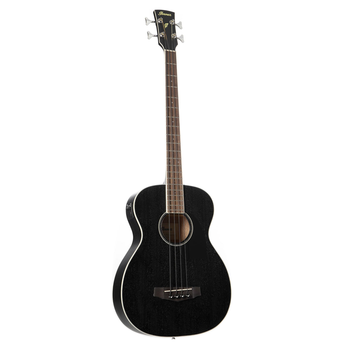 Weathered Black Acoustic-electric Bass Z744