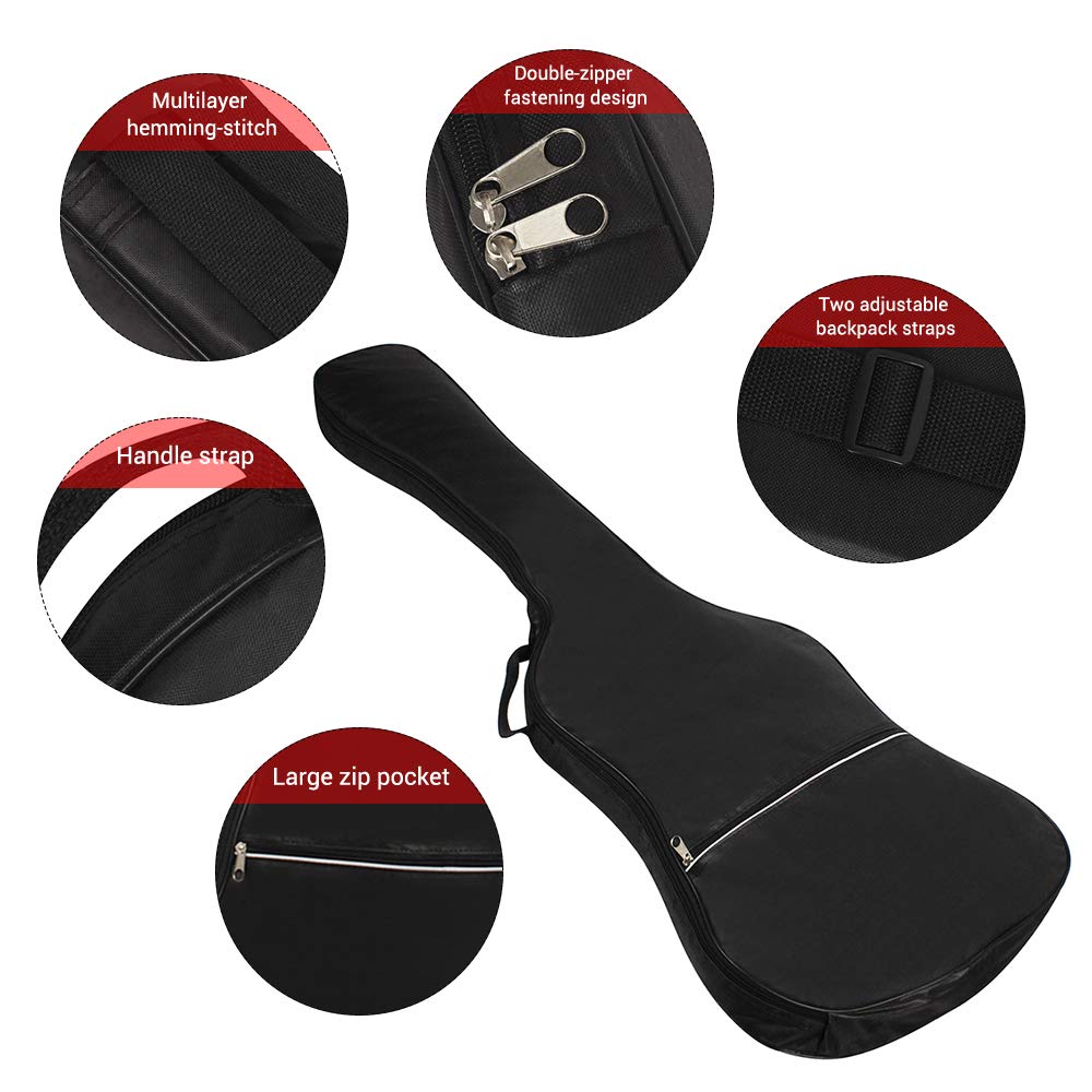 Electric Guitar Bag 600D Oxford Cloth Padded F9844