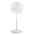 16" Oscillating Pedestal Fan with 3 Speed Settings, White J54202