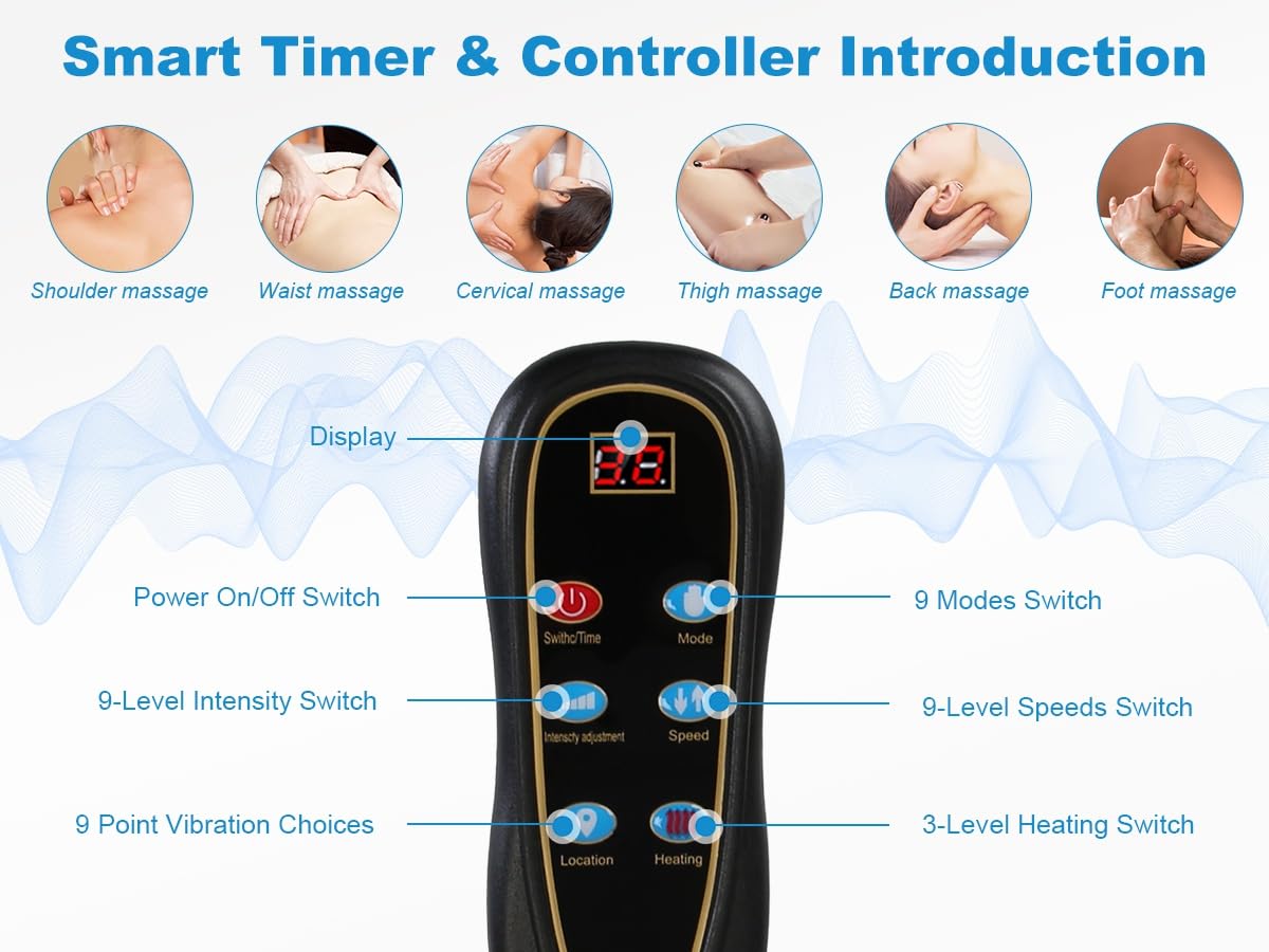 Full Body Massage Mat with Heat H402351