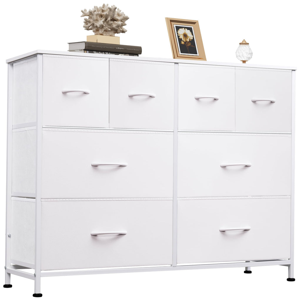White 8 Drawer Dresser H493895