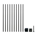 26'' Black Aluminum Balusters 20pk W1143