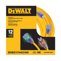 100 Foot 12/3 SJTW Lighted Extension Cord D9628
