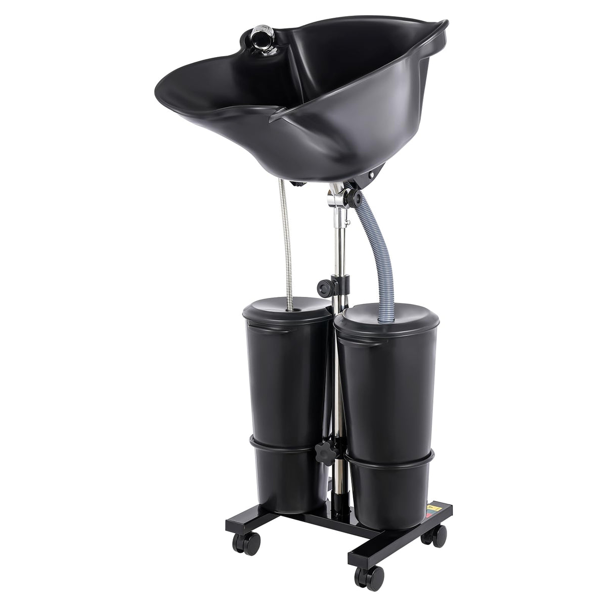 Portable Shampoo Basin with 2 Buckets, Height Adjustable Y191724