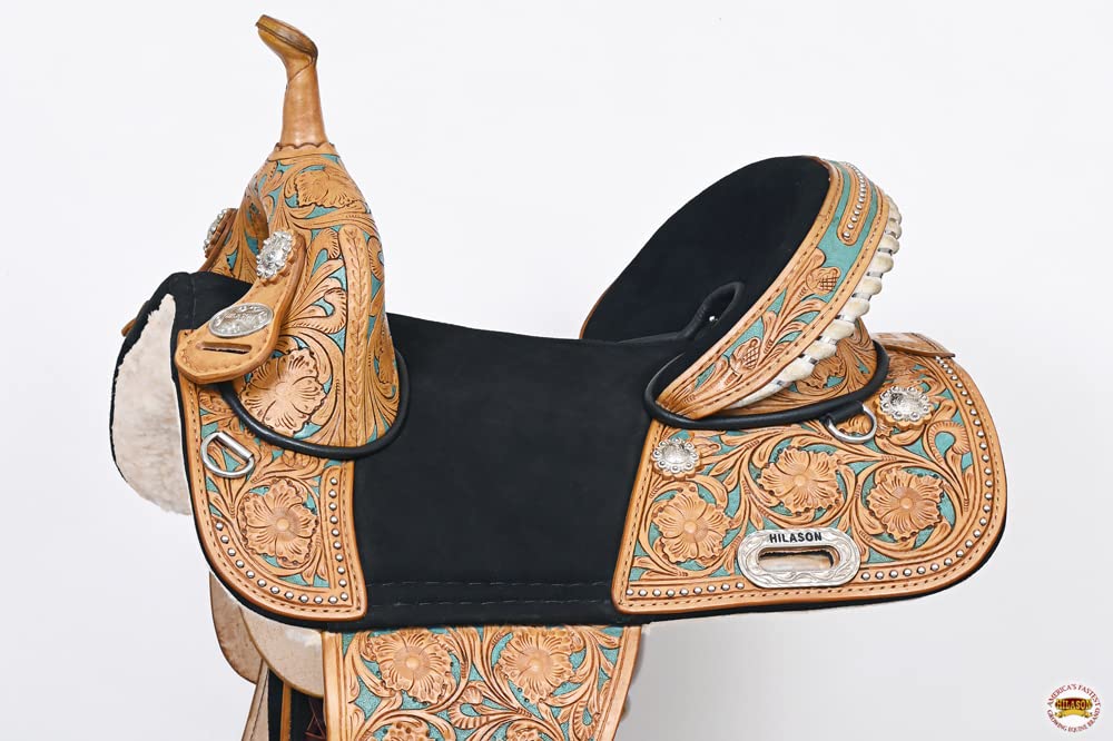 Child Treeless Western Saddle Tan Leather M1114