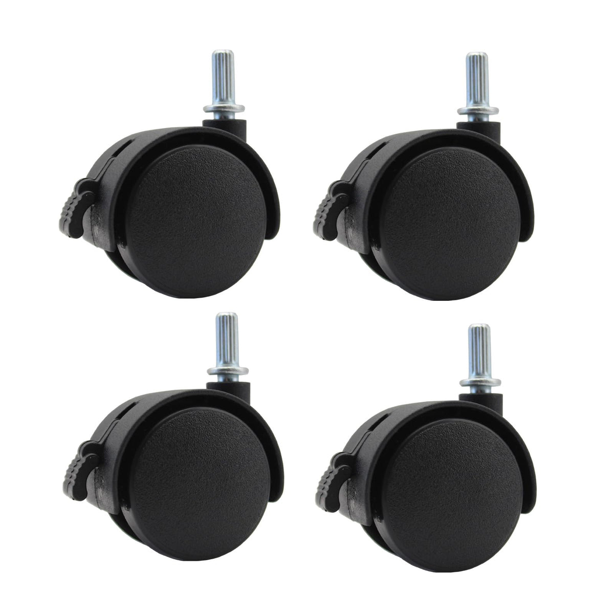 1.5 Inch Locking Swivel Caster Wheels 4 Pack R763