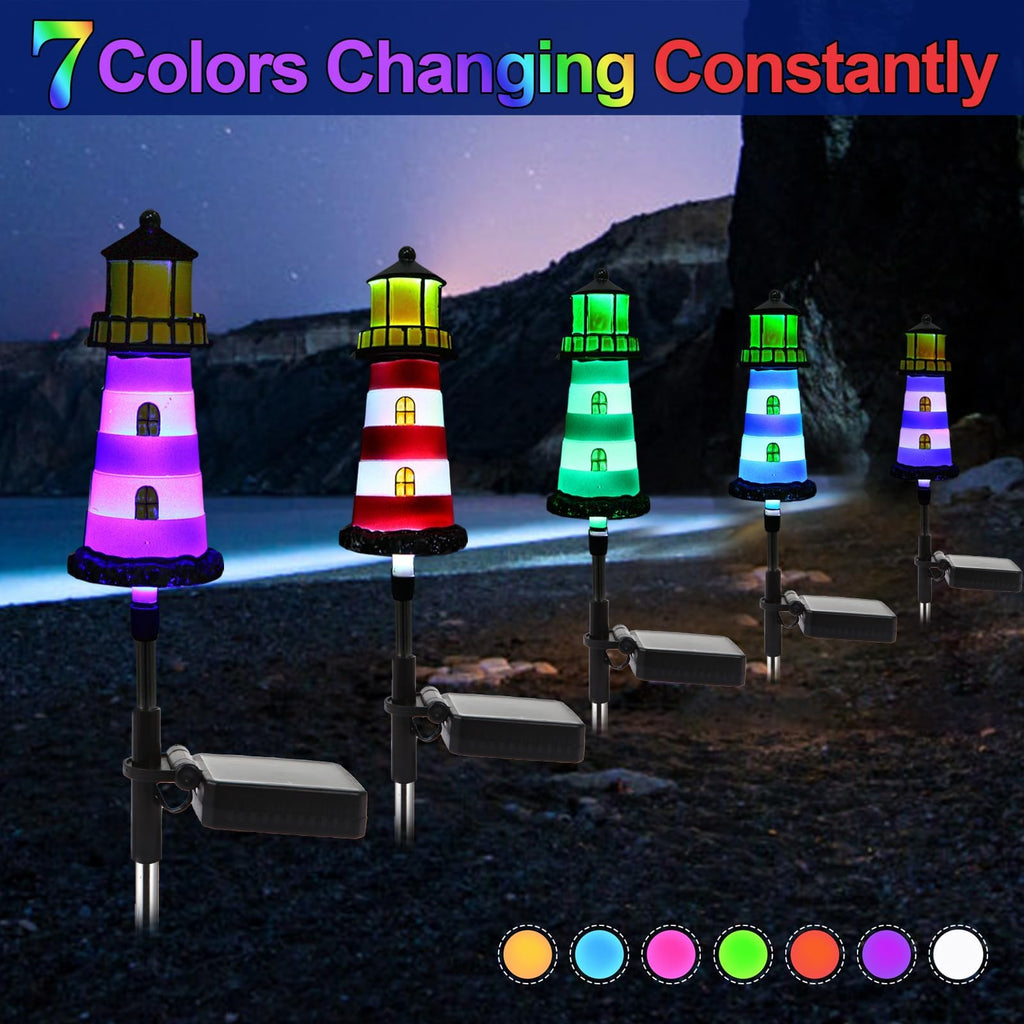 2 Pack IP65 Waterproof Solar Stake Lights G2192