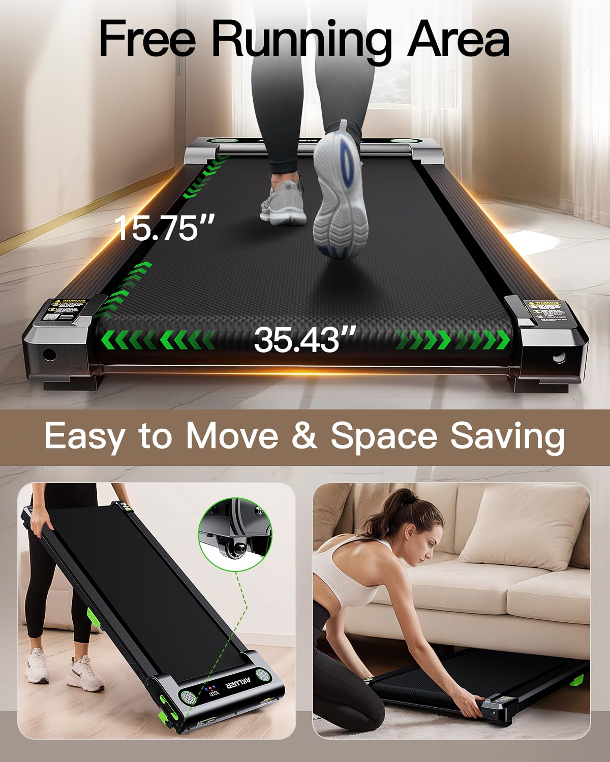Incline Walking Pad with Remote Control R412128