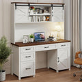 67" H Executive Desk with File Drawer K87904