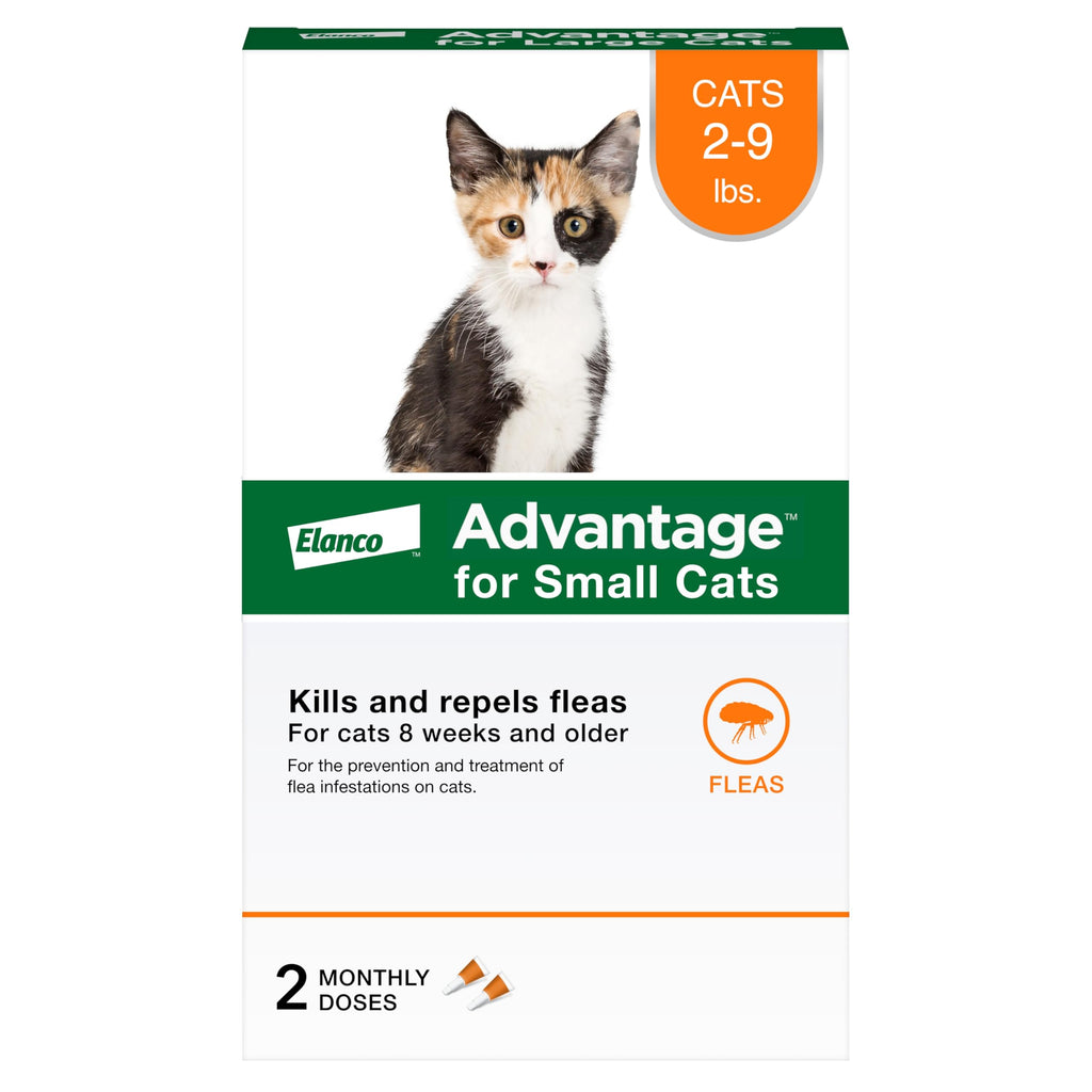 Topical Cat Flea Treatment and Prevention for Small Cats 2-9 lbs K1620