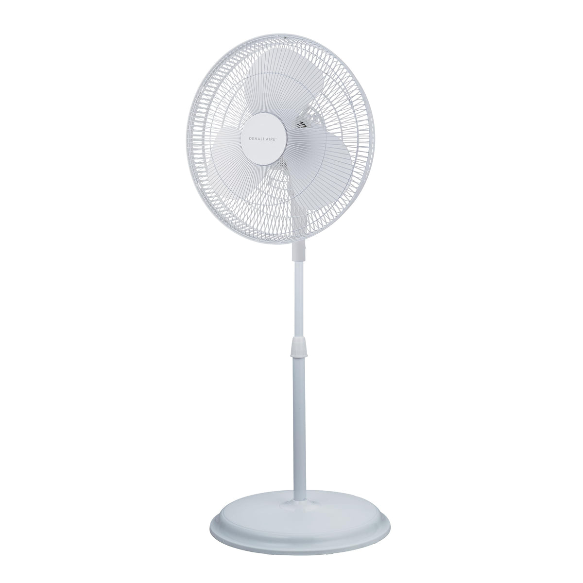 16" Oscillating Pedestal Fan with 3 Speed Settings, White J54202