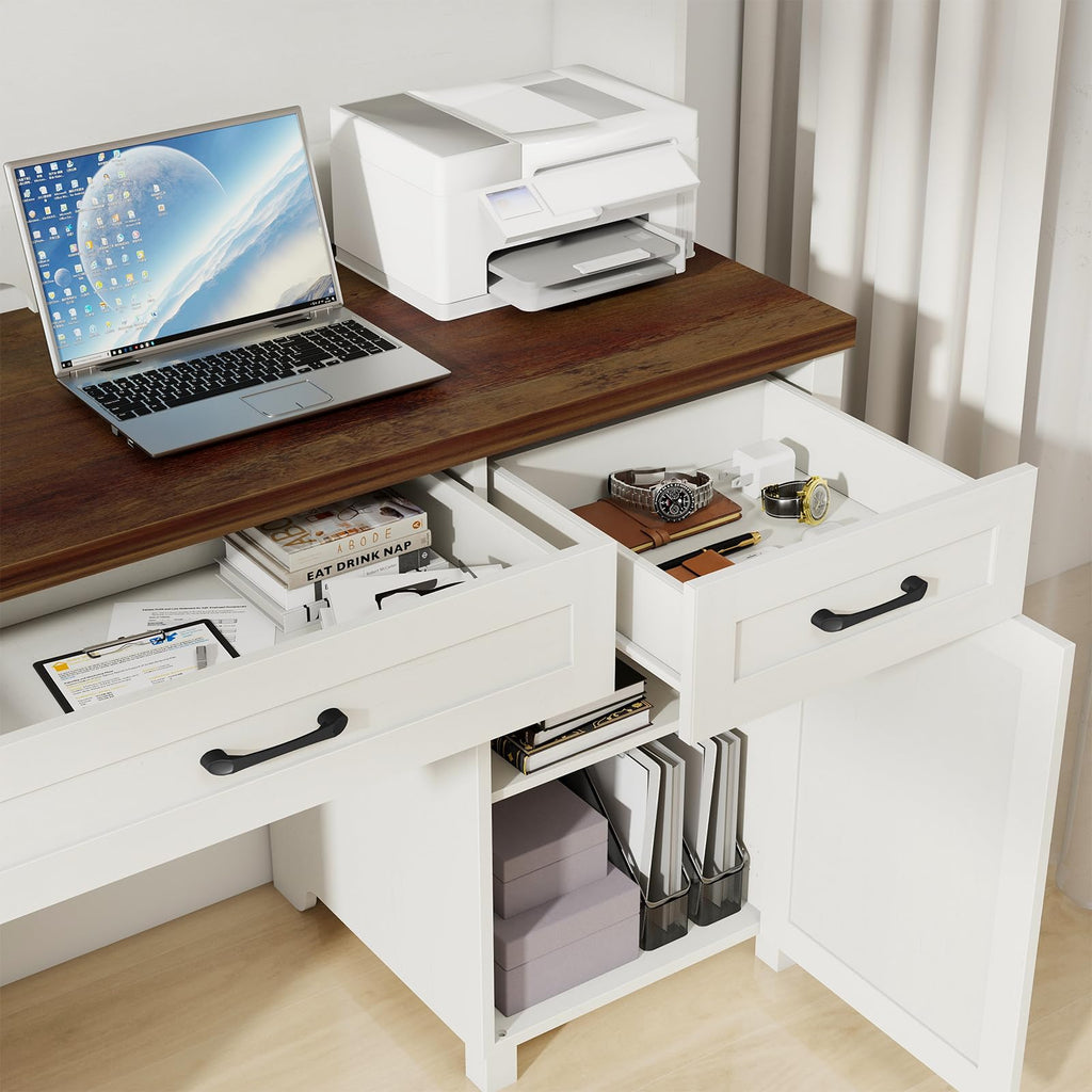 67" H Executive Desk with File Drawer K87904