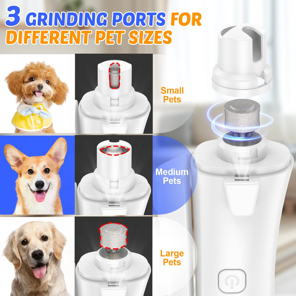 2-in-1 Dog Cat Nail Clippers and Grinder with Light A784