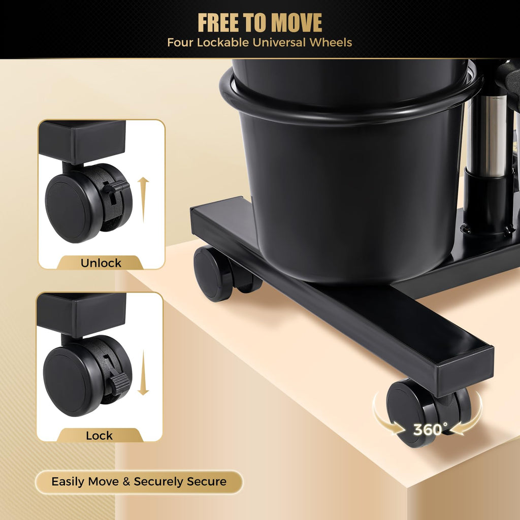 Portable Shampoo Basin with 2 Buckets, Height Adjustable Y191724