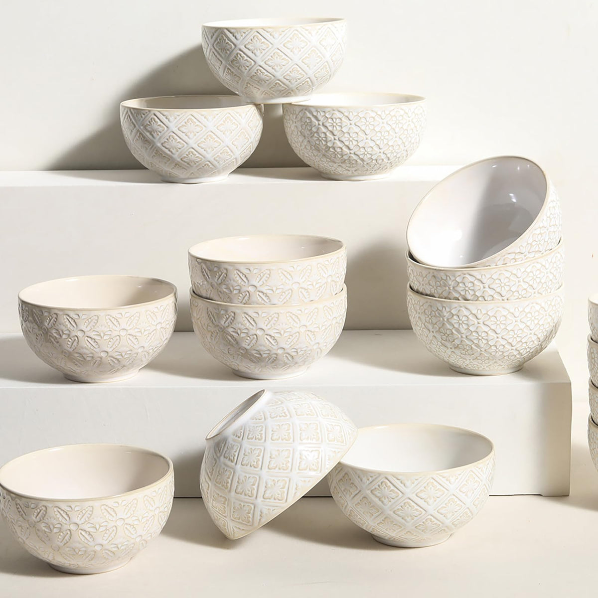 26 Oz Ceramic Soup Bowls Set of 4, 6 inch P4102