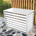 White Aluminum Alloy Air Conditioner Fence Panels Q617975