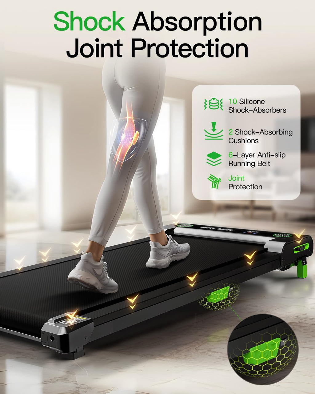 Incline Walking Pad with Remote Control R412128