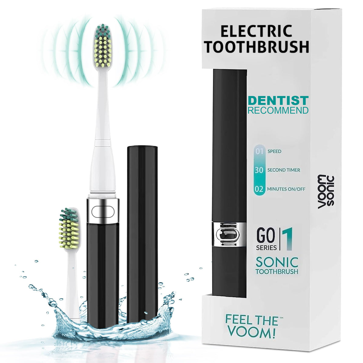 2-Pack Travel Electric Toothbrush P19471