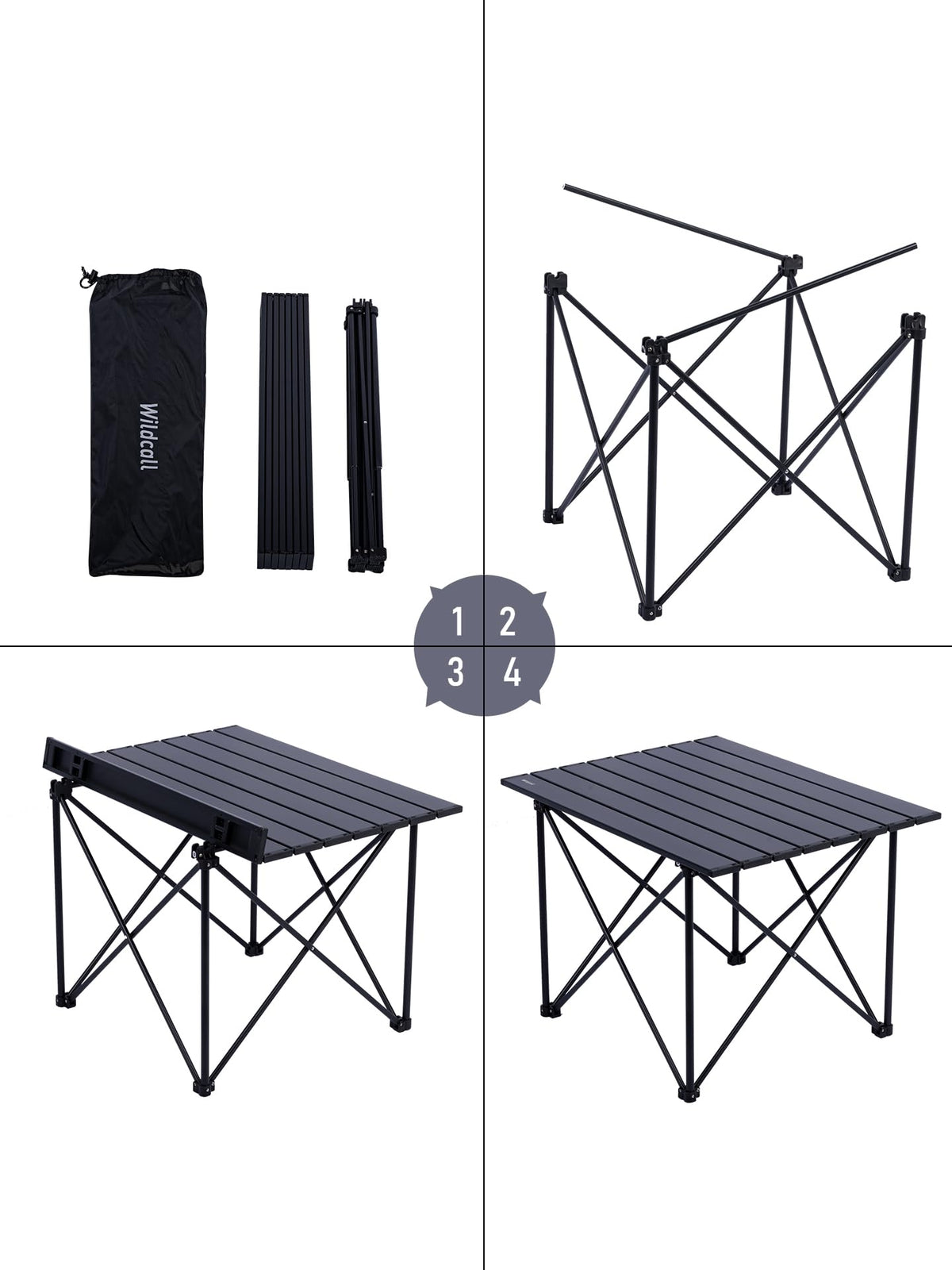 Ultralight Compact Aluminum Folding Camping Table W764