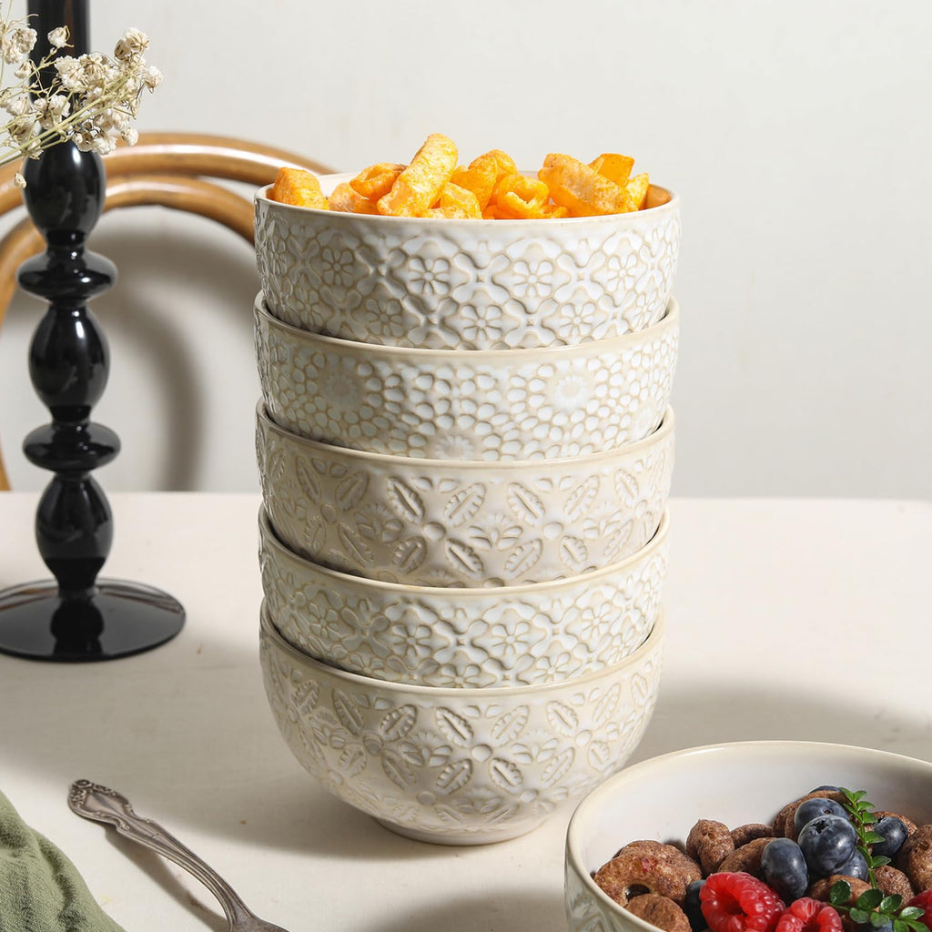 26 Oz Ceramic Soup Bowls Set of 4, 6 inch P4102