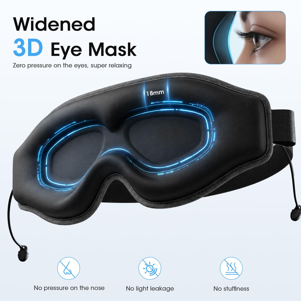 Bluetooth Sleep Mask D344