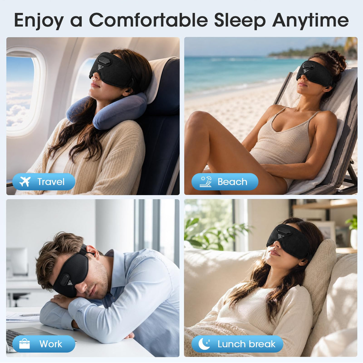 Bluetooth Sleep Mask D344