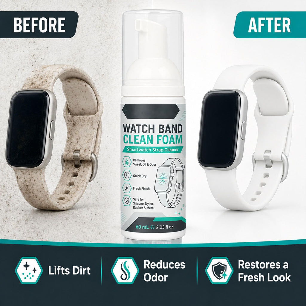 Foam Cleaner Spray for Watch Strap 60ml with Towel H465